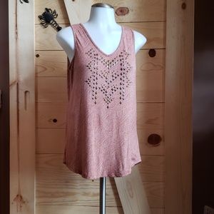 Rose + Olive sequin tank